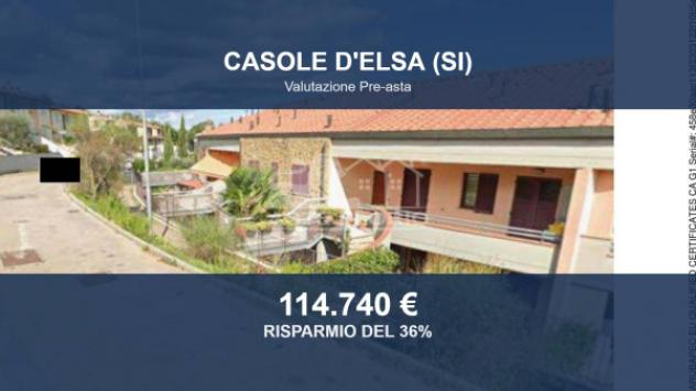 Immobile in asta di 127 m², box auto in vendita a Casole d'Elsa