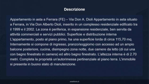Immobile in asta di 115 m², box auto in vendita a Ferrara - Foto 11