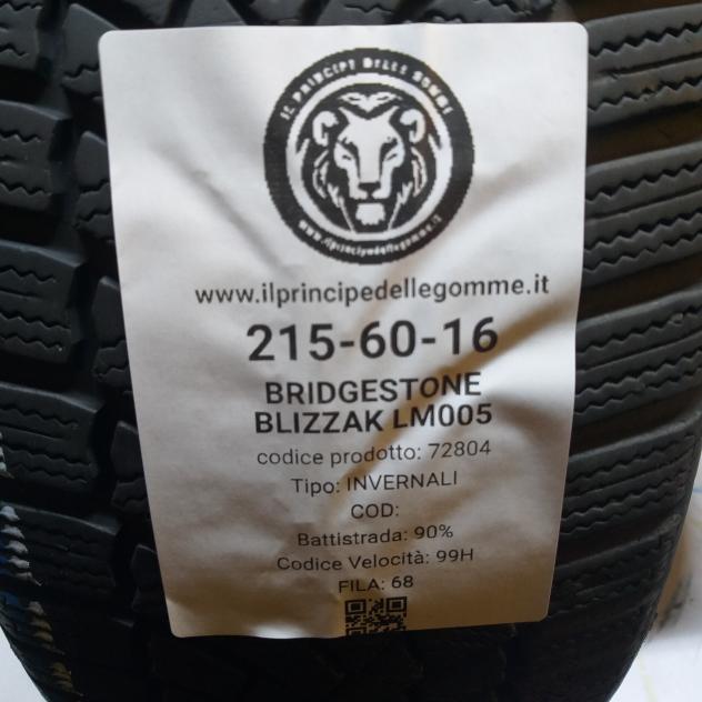 2 GOMME 215 60 16 BRIDGESTONE A72804 - Foto 2