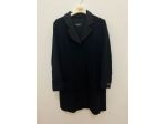 Cappotto Persona Taglia 50/52 Colore Nero in Lana Vintage