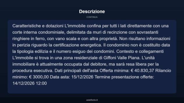 Immobile in asta di 107 m² in vendita a Giffoni Valle Piana - Foto 7