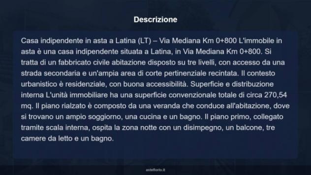 Immobile in asta di 270 m², box auto in vendita a Latina - Foto 7