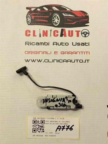 AMPLIFICATORE ANTENNA OPEL Insignia S. Wagon 544764491 13327069 (0817) - Foto 2