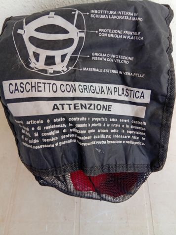 Casco Boxe in Pelle Chipotle con Griglia Taglia XL - Foto 5