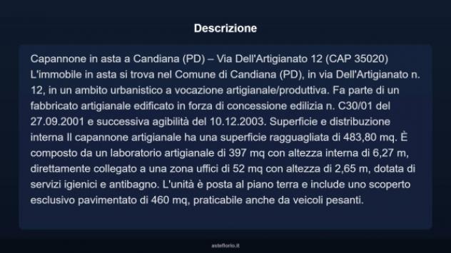 Immobile in asta di 483 m² in vendita a Candiana - Foto 4
