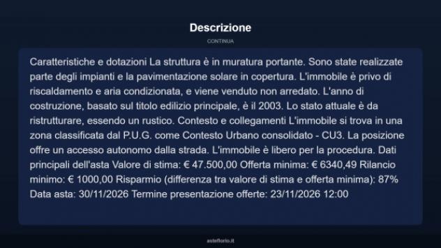 Immobile in asta di 200 m² in vendita a Melissano - Foto 12