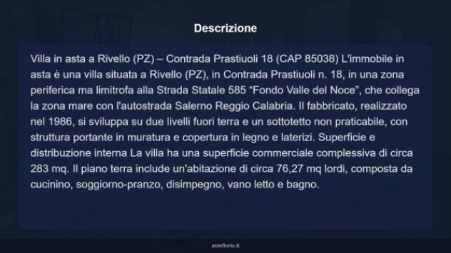 Immobile in asta di 283 m² in vendita a Rivello - Foto 18