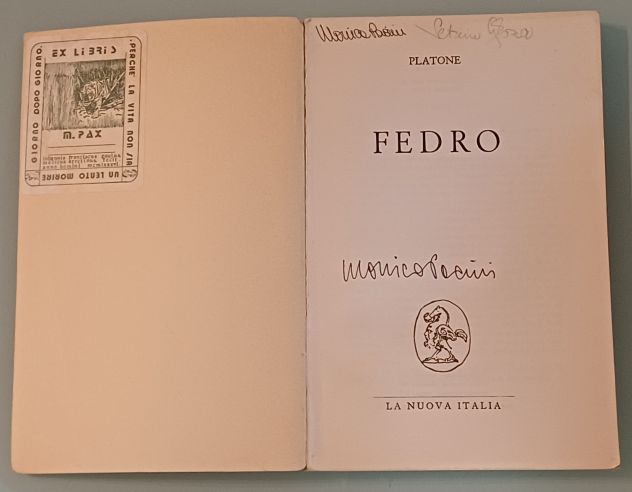Fedro, Platone, La Nuova Italia 1971. - Foto 3
