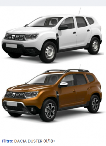 MUSATA MUSO FRONTALE COMPLETA DACIA DASTER 2018