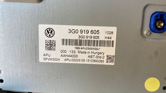 Display autoradio multifunzione Volkswagen Golf 7 del 2015 (3G0919605) - Foto 4