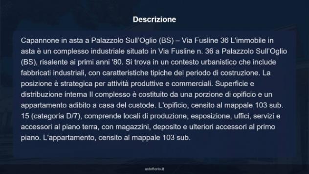 Immobile in asta di 1200 m² in vendita a Palazzolo sull'Oglio - Foto 10