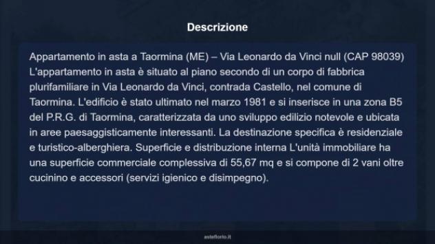 Immobile in asta di 55 m² in vendita a Taormina - Foto 7