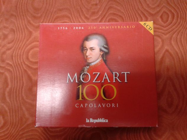 COFANETTO CD AUDIO "MOZART 100 CAPOLAVORI"