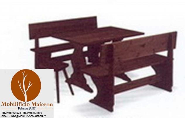 Set Panche Tavoli Milano Pub Pizzeria Birreria Nuovi non usati cod 273
