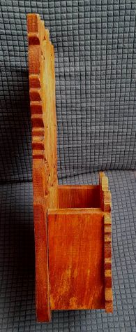 Portaoggetti indiano  in legno mis 30x8x14 - Foto 3
