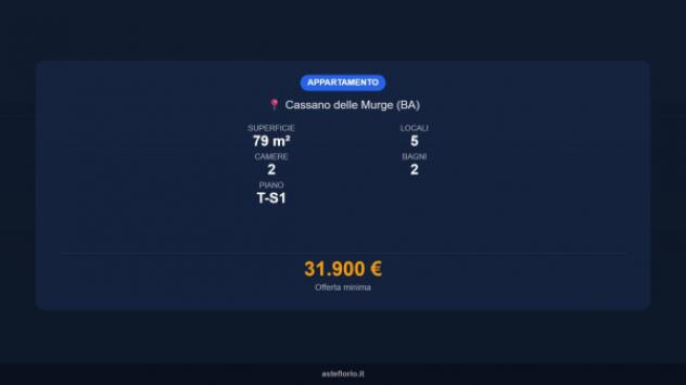Immobile in asta di 79 m² in vendita a Cassano delle Murge - Foto 15