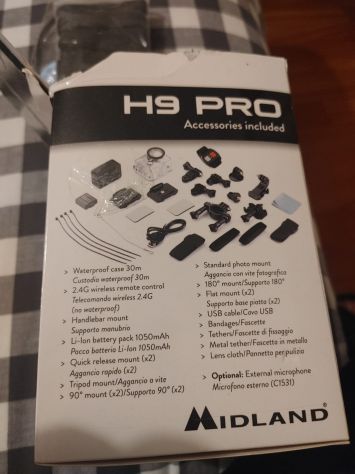 Midland  H9 PRO 4k action cam - Foto 7