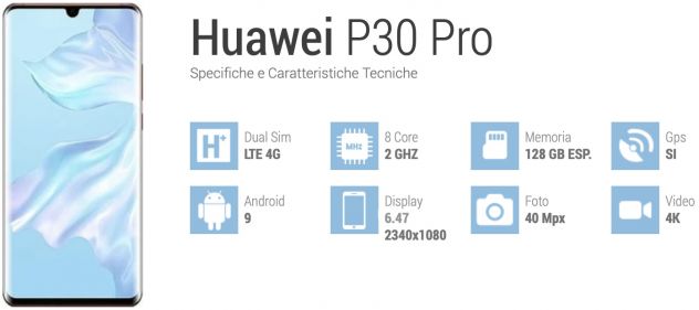 Telefono smartphone Huawei P30 Pro - Foto 10
