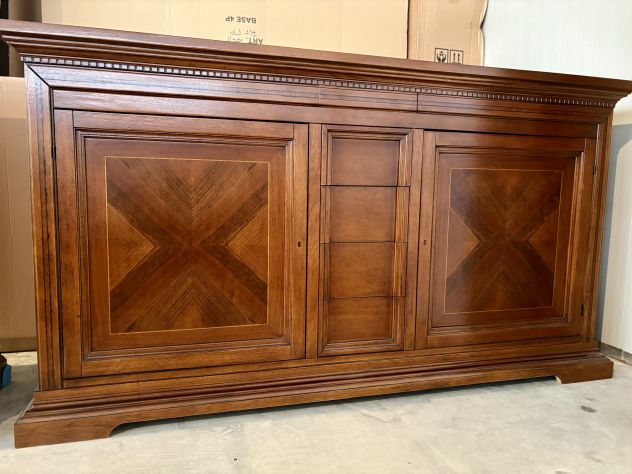 NUOVA CREDENZA MASSELLO 2 ANTE 6 CASSETTI FINITURA BASSANO - Foto 3