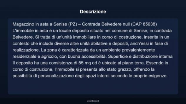 Immobile in asta di 55 m² in vendita a Senise - Foto 3