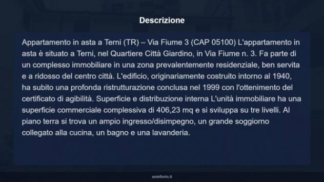 Immobile in asta di 406 m² con più di 5 locali in vendita a Terni - Foto 8