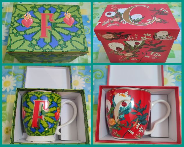 2 NUOVE Tazze grandi marca Kasanova