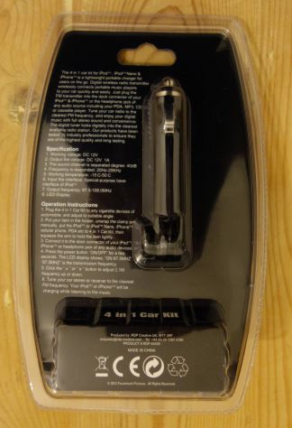 4 in 1 car kit per iPod iPhone - Foto 2