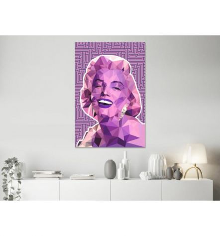 Quadro Con Marilyn Monroe Cm. 40x60 - ARREDALACASA - Foto 2