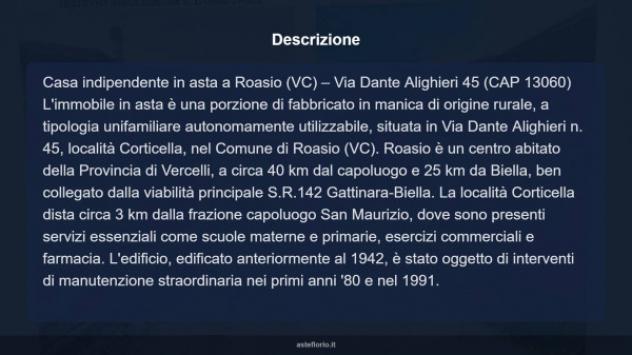 Immobile in asta di 175 m², box auto in vendita a Roasio - Foto 14