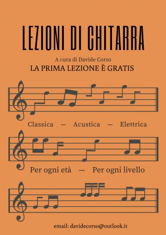 Lezioni di CHITARRA ONLINE