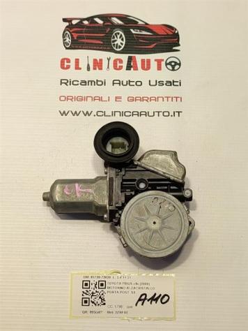 MOTORINO ALZAVETRO POSTERIORE SINISTRO TOYOTA Prius 3° Serie 85720-72020 (0916)