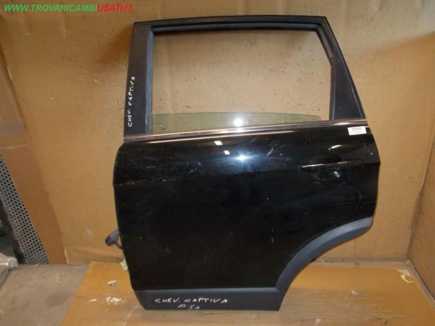 PORTA POST.S. NERO MET CON ALZACR. CHEVROLET CAPTIVA (C100)  Carrozzeria  Lamierati esterni  Porte  Porta post. sx. CHEVROLET - CAPTIVA - 01-07-2006 -