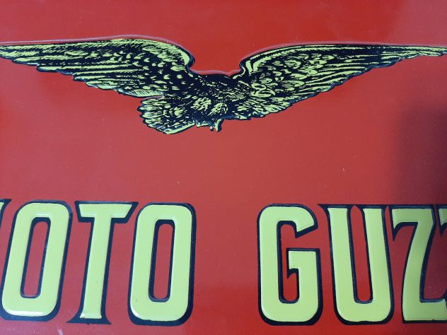 MOTO GUZZI TARGA IN RILIEVO - Foto 3