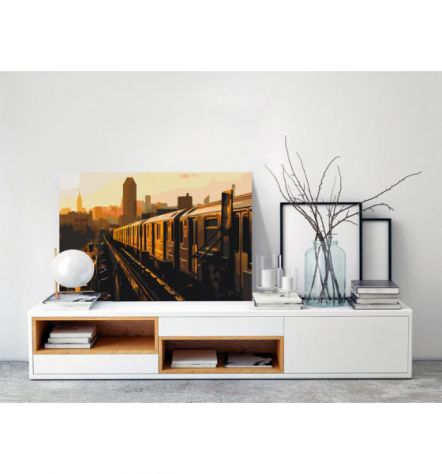 Quadro Fai Da Te 60x40 Cm. New York N.2 ARREDALACASA Spedizione Gratis - Foto 2