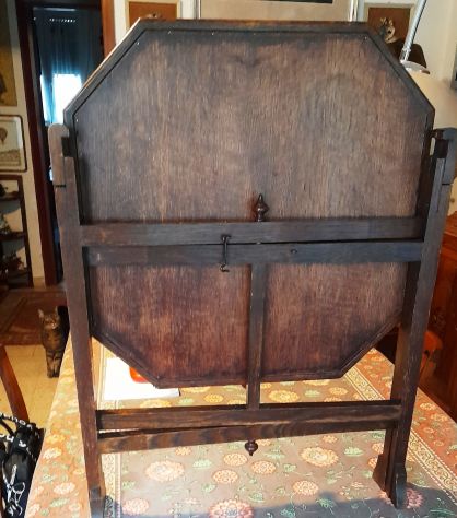 tavolino inglese da gioco revertable pieghevole 72x62x62 - Foto 4