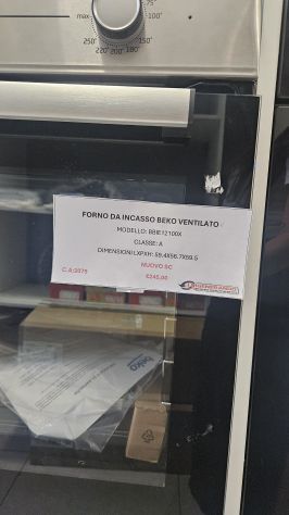 FORNO DA INCASSO BEKO VENTILATO NUOVO SC - Foto 4