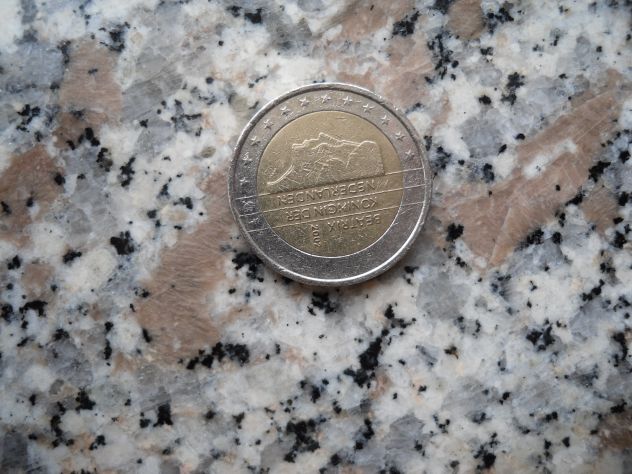 2 EURO OLANDA PAESI BASSI CIRCOLATI DEL 2002 - CON DIFETTO DI CONIO - - Foto 3