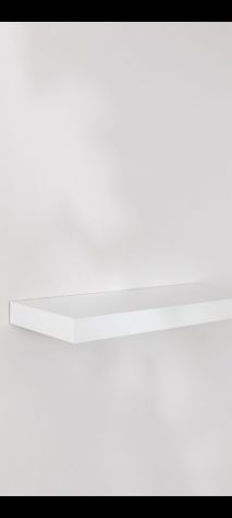 Mensola in legno laccato bianco 3 mt - Foto 2