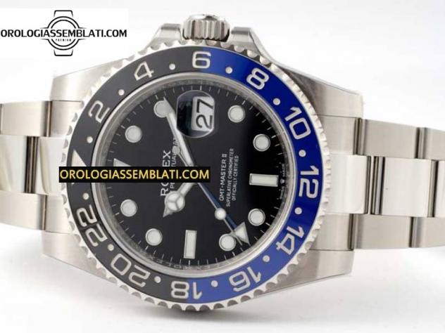 Rolex Replica GMT-MASTER II 126710 CERAMICA BLU/NERA MIGLIOR EDIZIONE SU BRACCIALE OYSTER 3285 - Foto 15