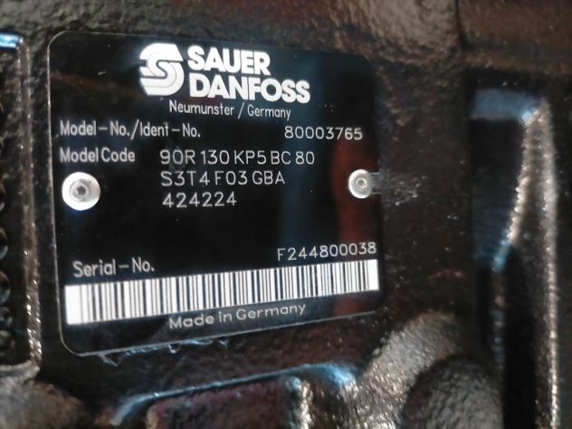 Pompa Danfoss 90R130KP5BC80S3T4F03GBA424224 - Foto 4