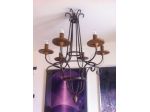 LAMPADARIO DEL 1.700 ORIGINALE IN FERRO BATTUTO IN OTTIMO STATO