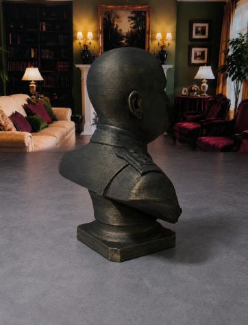 Benito Mussolini Il Duce Statua Busto decorativo stile storico dal 1922 al 1943 - Foto 3