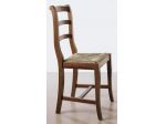Sedie In Legno Rustiche Con Seduta Paglia Per Ristorante Bar Pub cod 3134/P/Noce