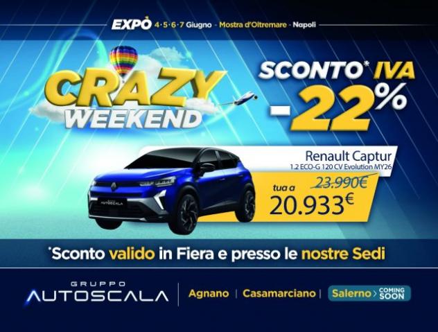 RENAULT Captur 1.2 ECO-G 120 CV Evolution MY26 rif. 23767531