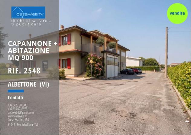 2548 - Capannone 900 mq ad Albettone (VI) Rif. 2548