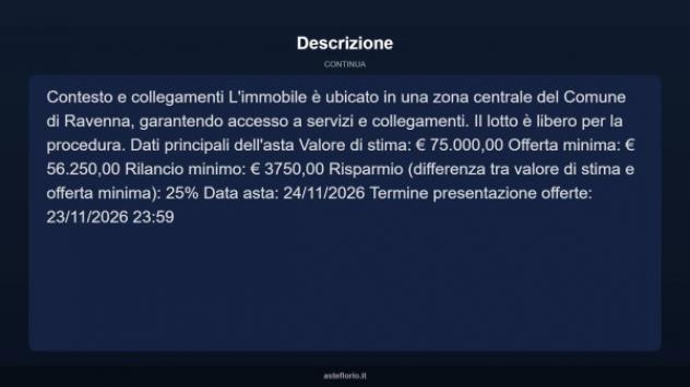 Immobile in asta di 128 m² con più di 5 locali e box auto doppio in vendita a Ravenna - Foto 15