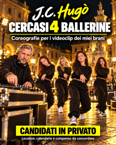 🎬💃 CERCASI 4 BALLERINE — ENTRA NELLA CREW DI J.C. HUGÒ - Foto 3
