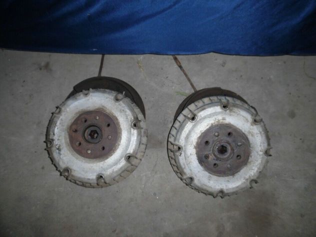 TAMBURI CON MOZZI COMPLETI DI PORTACEPPI FIAT 1100 103 - Foto 2