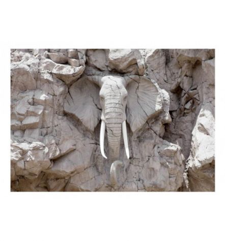 Fotomurale Adesivo Con Un Elefente Grigio Arredalacasa - Foto 2