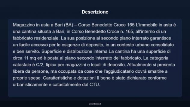 Immobile in asta di 11 m² in vendita a Bari - Foto 5